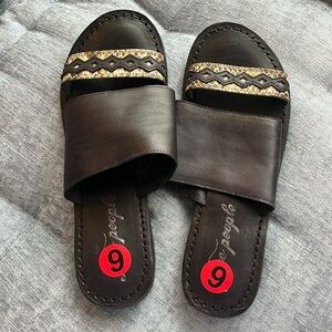 NWT Free People Saturday sandals sized 37.5 or like a 6-61/2